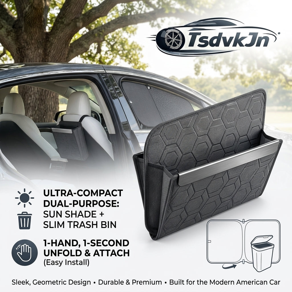 TsdvkJn Modular Car Center Console Organizer with 15W Fast Wireless Charging Station, MagSafe Compatible Phone Mount, and Removable Cup Holder โ All-in-One Cockpit Storage Solution for Tesla Model 3/Y & Universal Fit